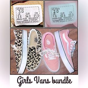 Girls Vans shoe bundle! 2 pair included